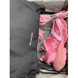 GT Balenciaga Track Clear Sole Pink 647741W3BM45000