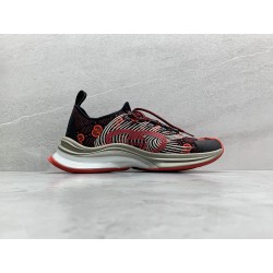 GT Gucci Run Red Black Fabric ‎ ‎680900 USN10 8490