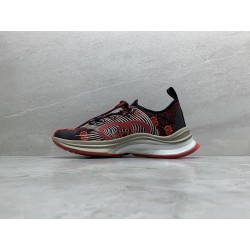 GT Gucci Run Red Black Fabric ‎ ‎680900 USN10 8490