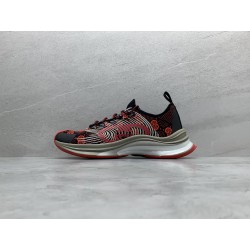 GT Gucci Run Red Black Fabric ‎ ‎680900 USN10 8490