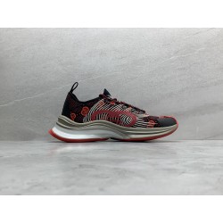 GT Gucci Run Red Black Fabric ‎ ‎680900 USN10 8490