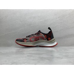 GT Gucci Run Red Black Fabric ‎ ‎680900 USN10 8490