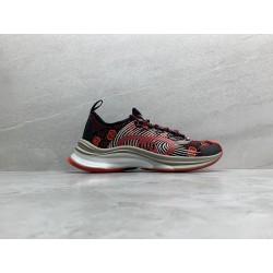 GT Gucci Run Red Black Fabric ‎ ‎680900 USN10 8490