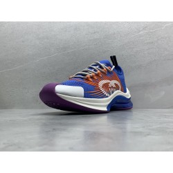 GT Gucci Run Blue White Orange Fabric 680893UFE10