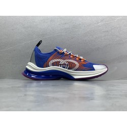 GT Gucci Run Blue White Orange Fabric 680893UFE10