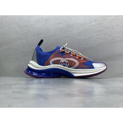 GT Gucci Run Blue White Orange Fabric 680893UFE10