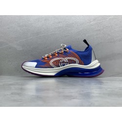 GT Gucci Run Blue White Orange Fabric 680893UFE10