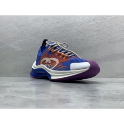 GT Gucci Run Blue White Orange Fabric 680893UFE10