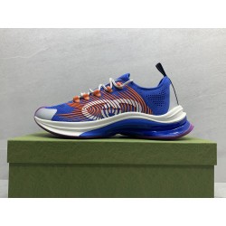 GT Gucci Run Blue White Orange Fabric 680893UFE10