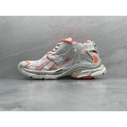 GT Balenciaga Runner White Orange 677403W3RBM9770