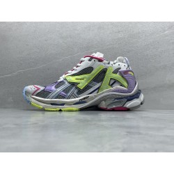 GT Balenciaga Runner Grey Light Purple Yellow 677403W3RBP1745