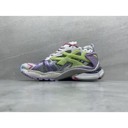 GT Balenciaga Runner Grey Light Purple Yellow 677403W3RBP1745