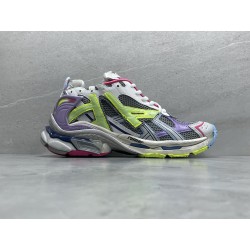 GT Balenciaga Runner Grey Light Purple Yellow 677403W3RBP1745