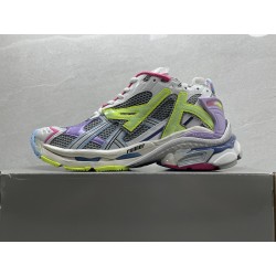 GT Balenciaga Runner Grey Light Purple Yellow 677403W3RBP1745