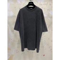 GT Balenciaga Fashion Institute Wash Grey Tee