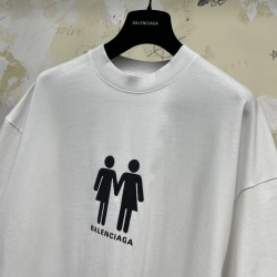 GT Balenciaga Pride White Tee 694576TMVO20904