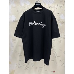 GT Balenciaga Script Logo Tee Black 0400016926947