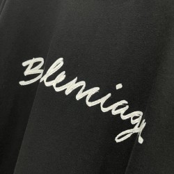 GT Balenciaga Script Logo Tee Black 0400016926947