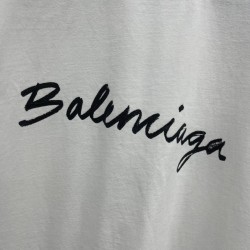 GT Balenciaga Script Logo Tee White 0400016926947