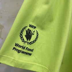 GT Balenciaga World Food Program WFP Neon Yellow and Black Tee