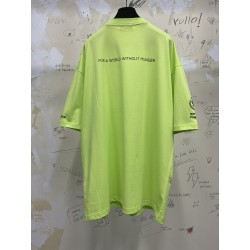 GT Balenciaga World Food Program WFP Neon Yellow and Black Tee