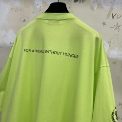 GT Balenciaga World Food Program WFP Neon Yellow and Black Tee