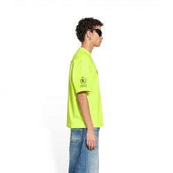 GT Balenciaga World Food Program WFP Neon Yellow and Black Tee