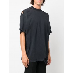 GT Balenciaga Layered Effect Distressed Tee 704056TMVA5