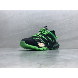 GT Balenciaga Track Black Green Glow 542023W3RL11035