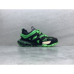 GT Balenciaga Track Black Green Glow 542023W3RL11035