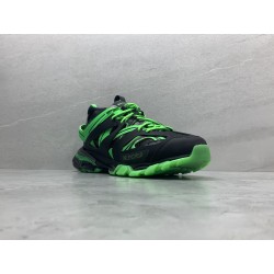 GT Balenciaga Track Black Green Glow 542023W3RL11035