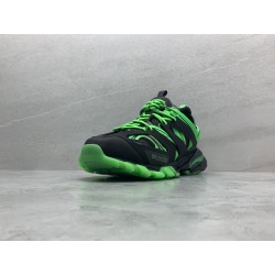 GT Balenciaga Track Black Green Glow 542023W3RL11035