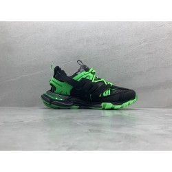 GT Balenciaga Track Black Green Glow 542023W3RL11035