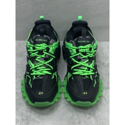 GT Balenciaga Track Black Green Glow 542023W3RL11035