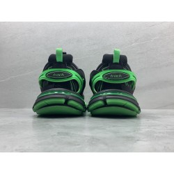 GT Balenciaga Track Black Green Glow 542023W3RL11035