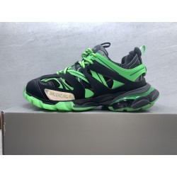 GT Balenciaga Track Black Green Glow 542023W3RL11035