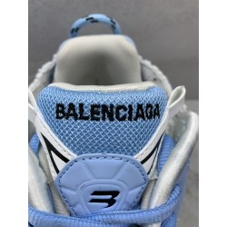 GT Balenciaga Runner Light Blue Eggshell White 677402W3RB2