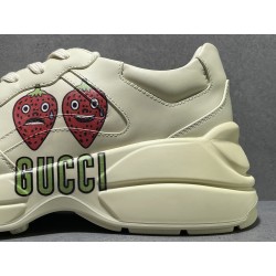 GT Gucci Rhyton Strawberry Print Sneaker 703814DRW00