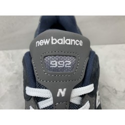 GT New Balance 992 Made in USA Navy Grey M992GG