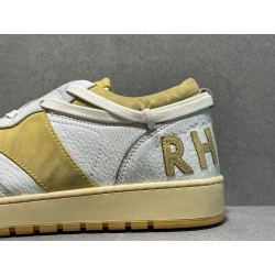 GT Rhude Rhecess Low White Yellow 221923M237021