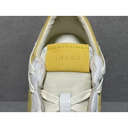 GT Rhude Rhecess Low White Yellow 221923M237021