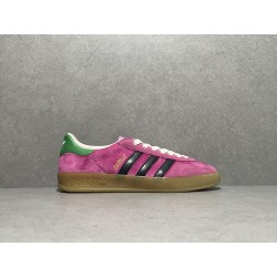 GT Gucci Gazelle Sneaker Pink Velvet  ‎707864 9STU0 5960