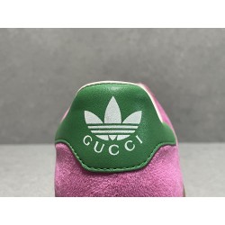 GT Gucci Gazelle Sneaker Pink Velvet  ‎707864 9STU0 5960