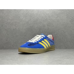 GT Gucci Gazelle Sneaker Blue Yellow ‎707848 9STU0 4860