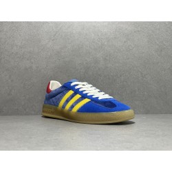 GT Gucci Gazelle Sneaker Blue Yellow ‎707848 9STU0 4860