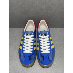 GT Gucci Gazelle Sneaker Blue Yellow ‎707848 9STU0 4860