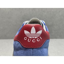 GT Gucci Gazelle Sneaker Blue Yellow ‎707848 9STU0 4860