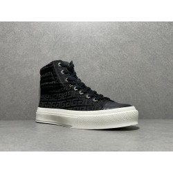 GT Givenchy City Sneakers High in 4G Embroidered Canvas 221278F127001