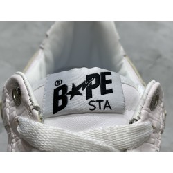 GT A Bathing Ape Bapesta OVO White Gold