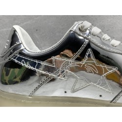 GT A Bathing Ape Bape Sta Low Hajime Sorayama Silver 001FWH231950_SVR